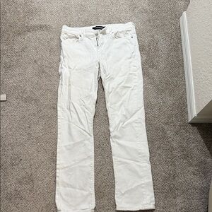 Express Off-White Denim Pants